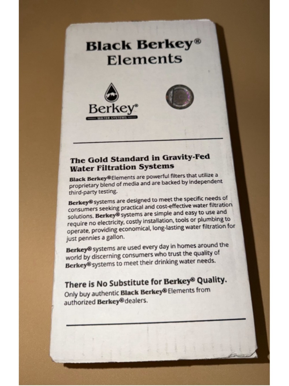 Black Berkey® Filters BB9-2 Authentic Cartridge